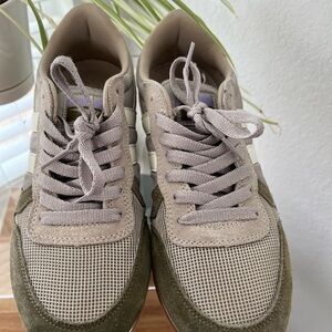Gola Olive and Beige Athletic Shoes